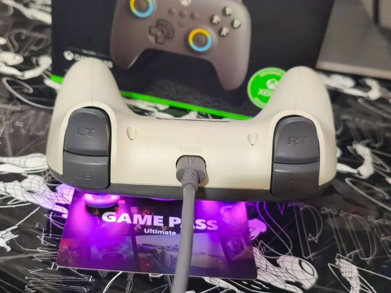 Controle 8BitDo Ultimate C Wired para Xbox e Pc - Foto 3