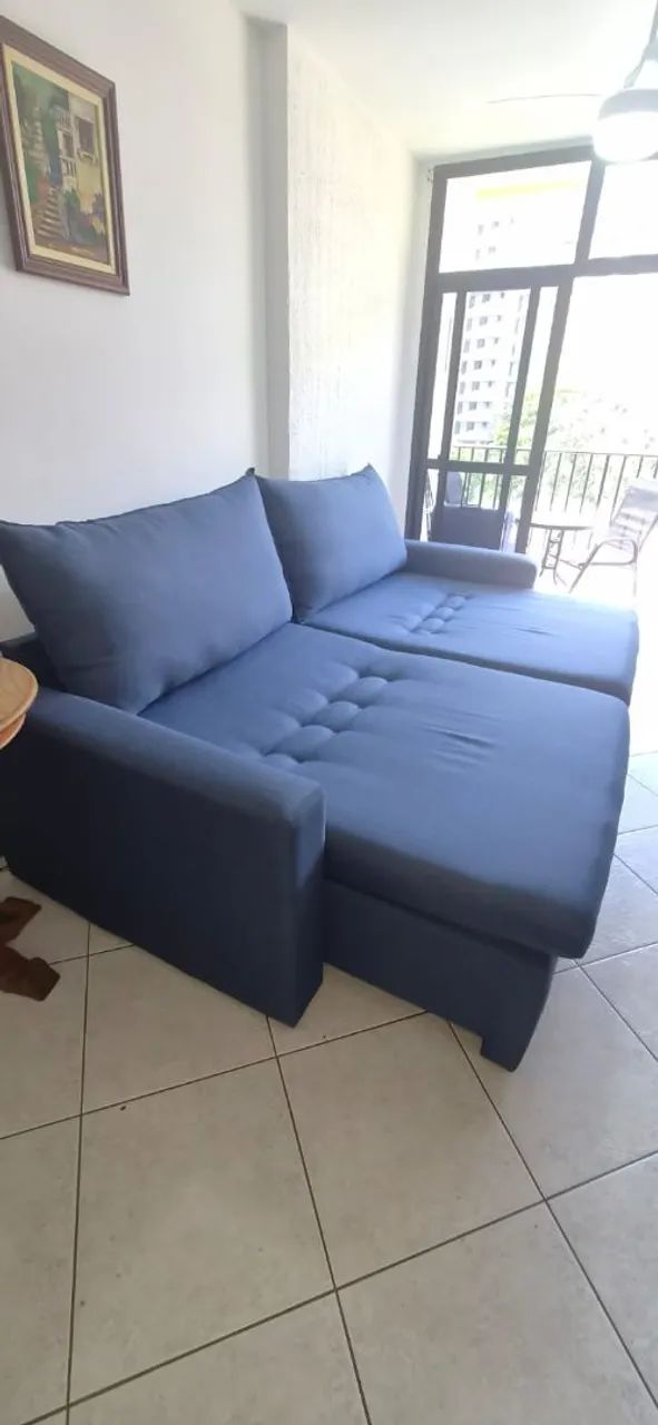 Sofa retrátil 3 lugares 