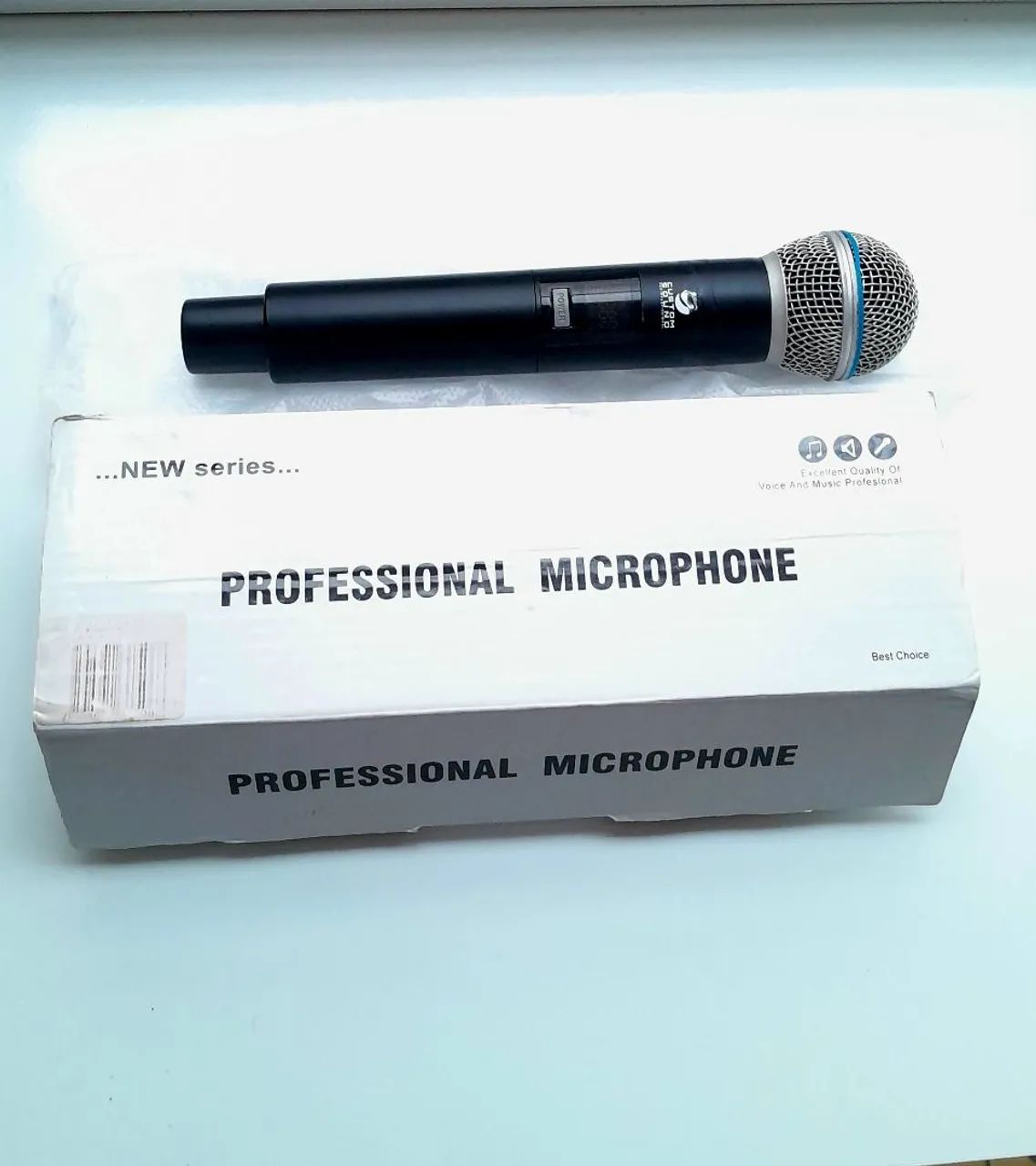 Microfone Sem Fio Recarregável CUSTOM + Carregador - Foto 5