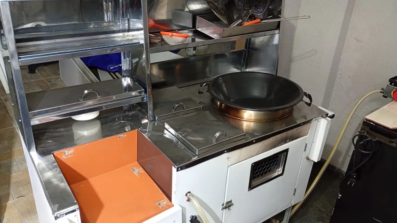 Carrinho de cachorro quente 3 em 1