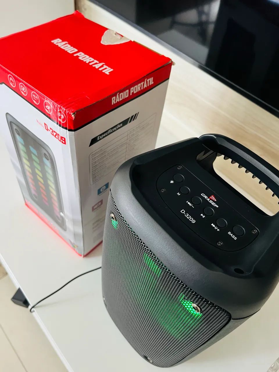 Oferta ! Caixa de som Bluetooth portátil  - Foto 3