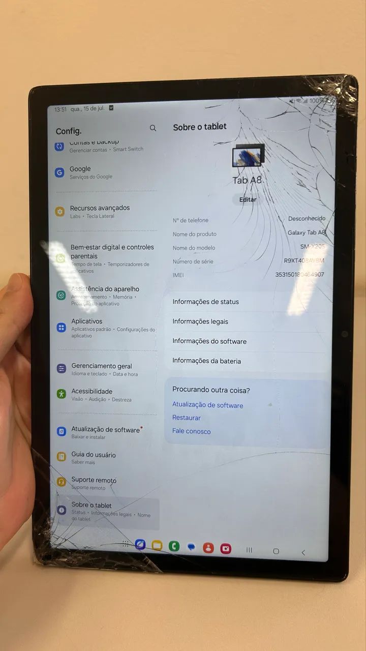 Tablet  Samsung A8 SM-X205