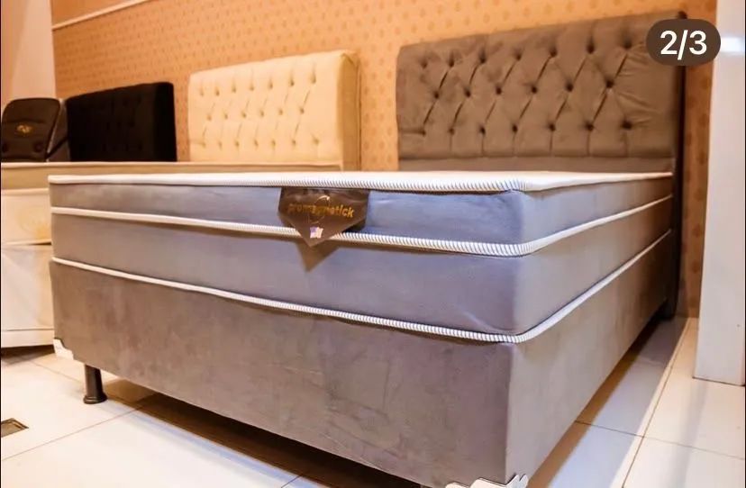 VENDO BASE BOX PREMIUM PARA CAMA CASAL - Foto 3