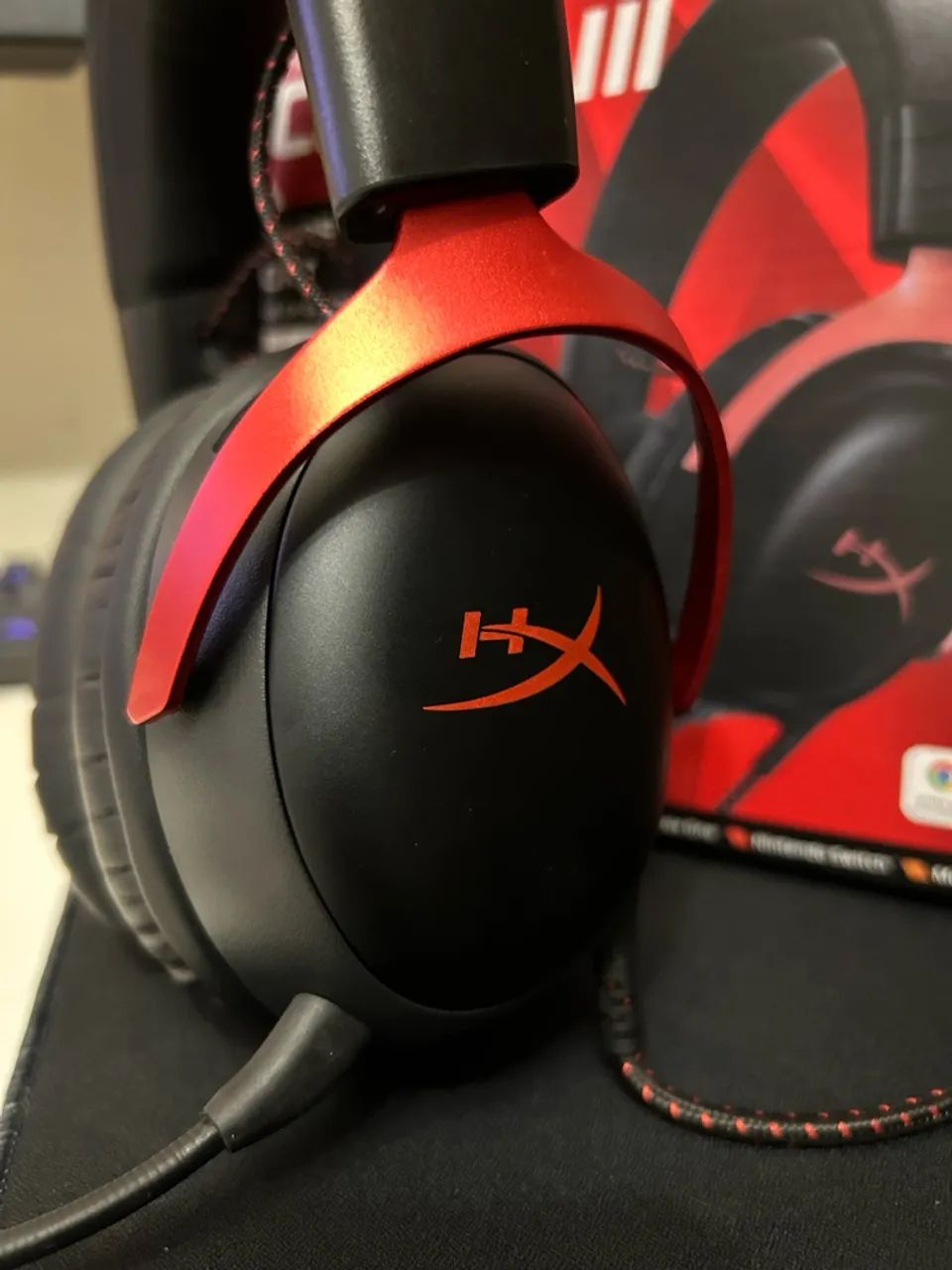 Headset HyperX Cloud III Original + Caixa - Impecável - Foto 2