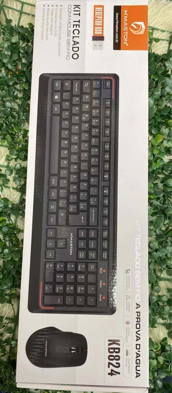 Teclado e mouse sem fio HMASTON 