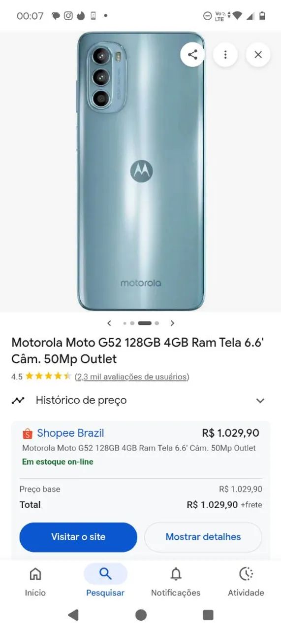 Motog52 em ótimo estado de conservação  - Foto 2