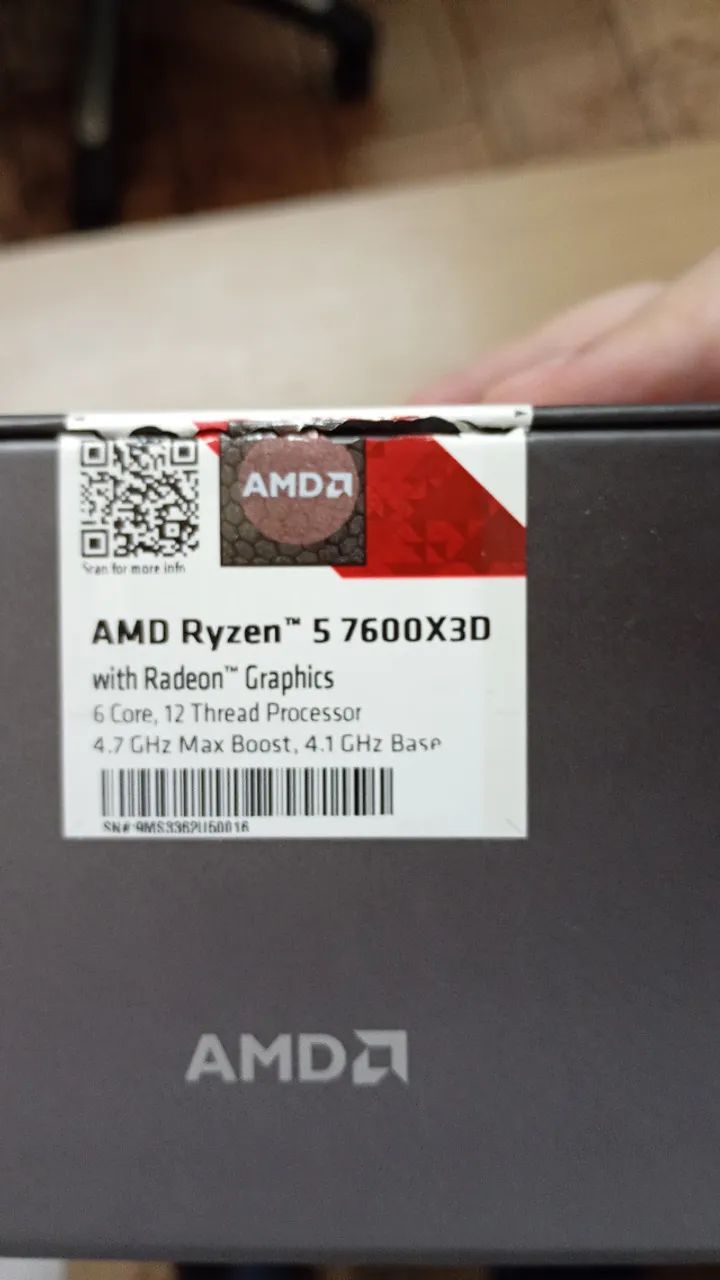 Processador AMD Ryzen 5 7600X3D (AM5) - Foto 3