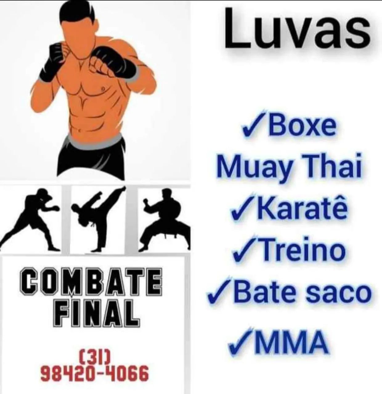 Luva de MMA  - Foto 4