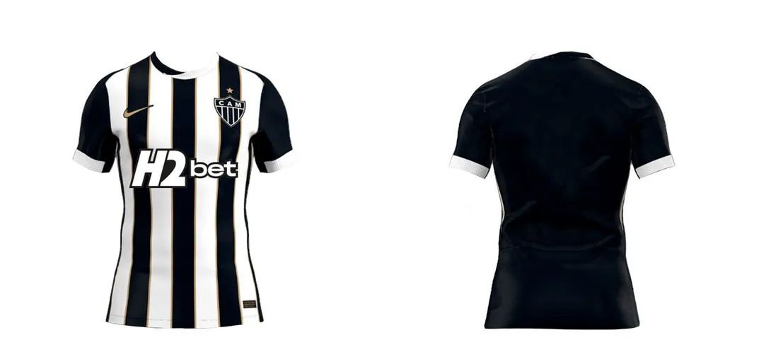 Camisa oficial Atlético Mineiro, torcedor, nova, no plástico  - Foto 2