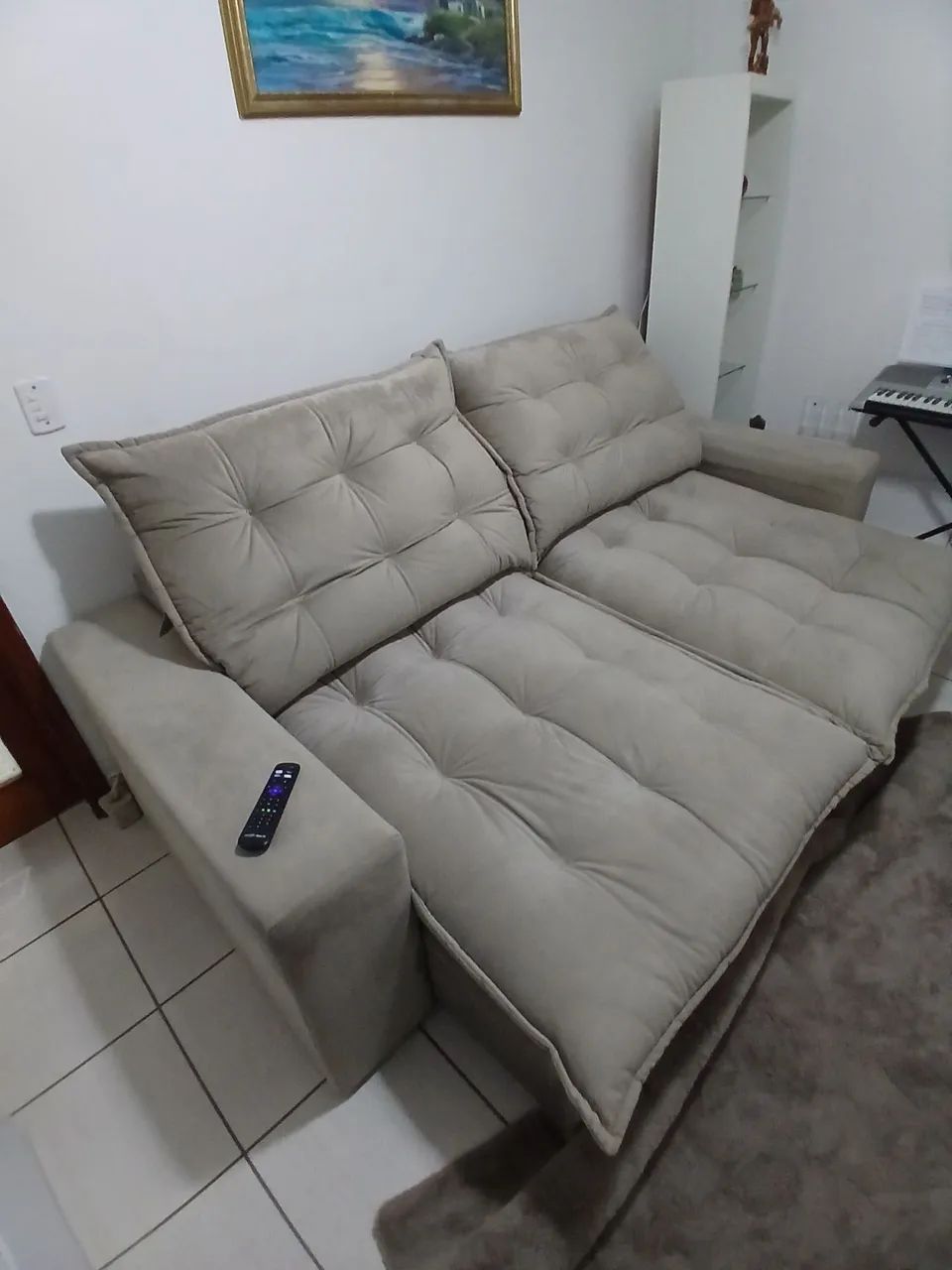 SOFÁ retrátil, reclinável, confortável e grande