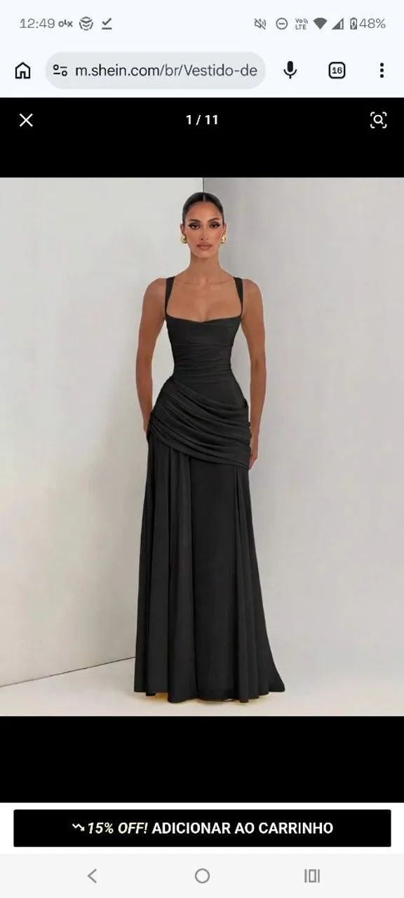Vestido preto de festa  - Foto 2