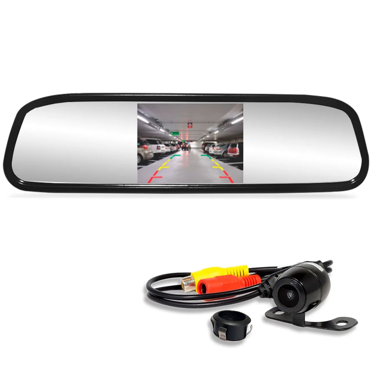 Retrovisor com Tela LCD + Câmera de Ré  - Foto 2