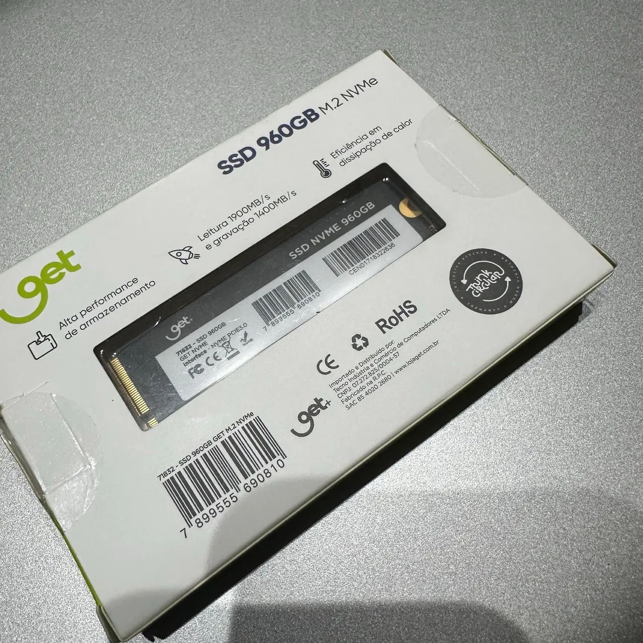 SSD M2 NVME 1TB 1 ano de GARANTIA - Armazenamento - Turu, São Luís