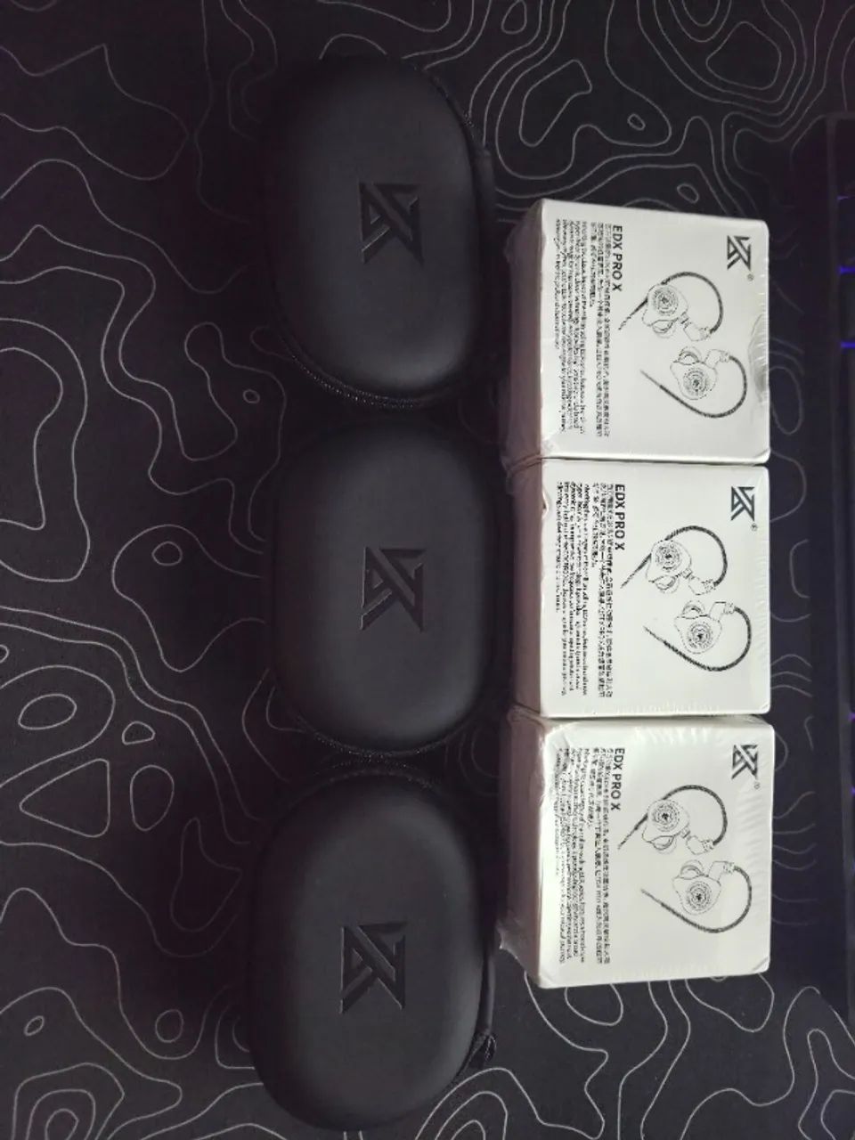 Fone KZ EDX Pro com Mic + Bolsa - Foto 5