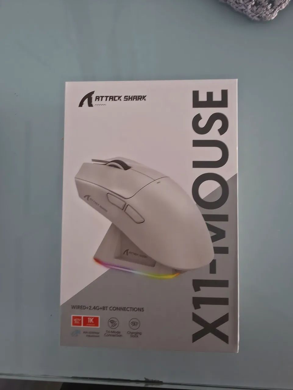 Mouse gamer attack shark x11 branco