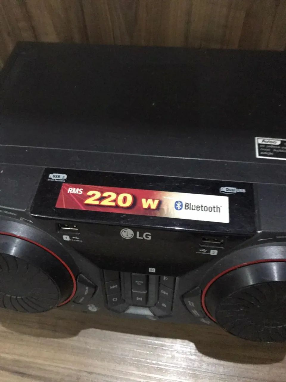 Som LG duas caixas 220w - Foto 2