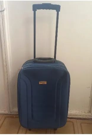 Mala Viagem de Mão Azul - Foto 2