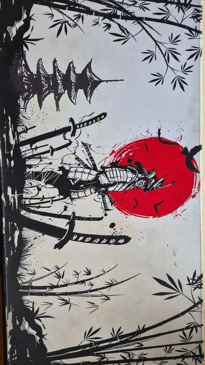 Mousepad Samurai 800x400x3