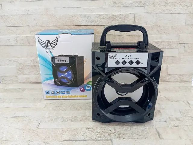 Caixa de Som Bluetooth Potente Radio Fm Recarregável415986178411079680