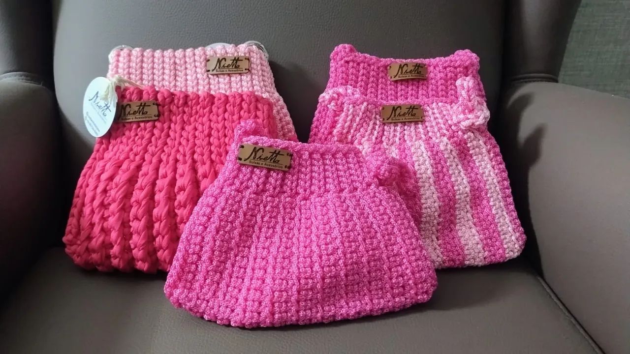Bolsas em Crochê  - Foto 3