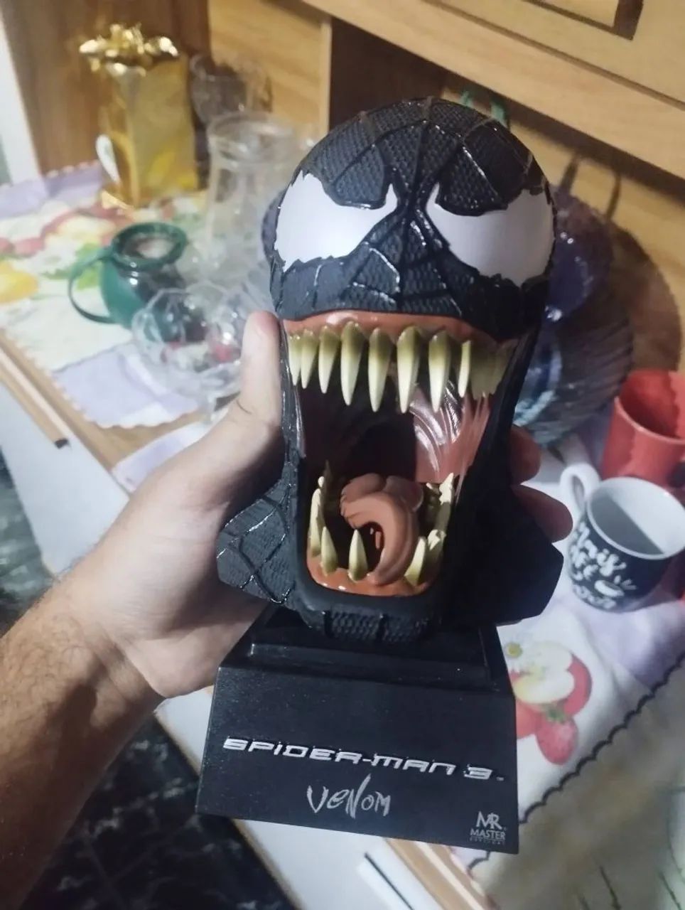 Busto venom master replica quase 2kg rariiiisssimo 