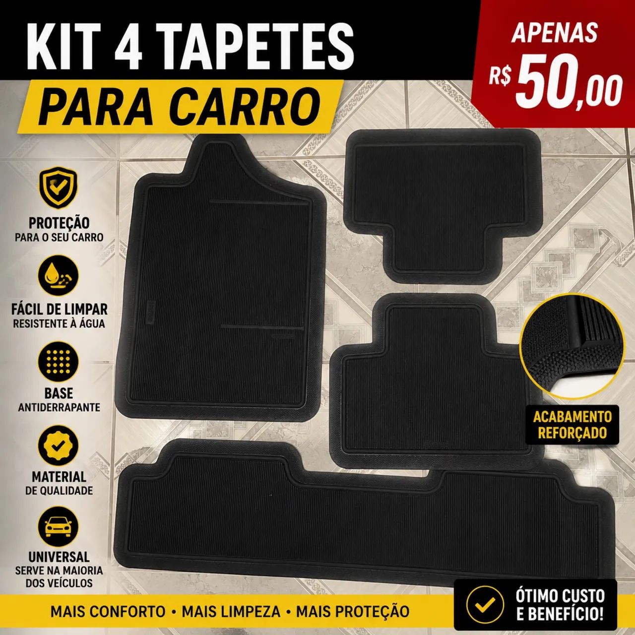 Kit Tapete Veicular 
