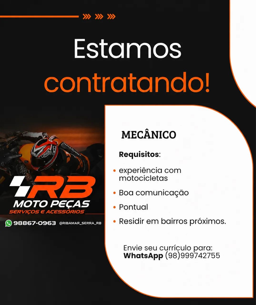 Contratando Mecânico 