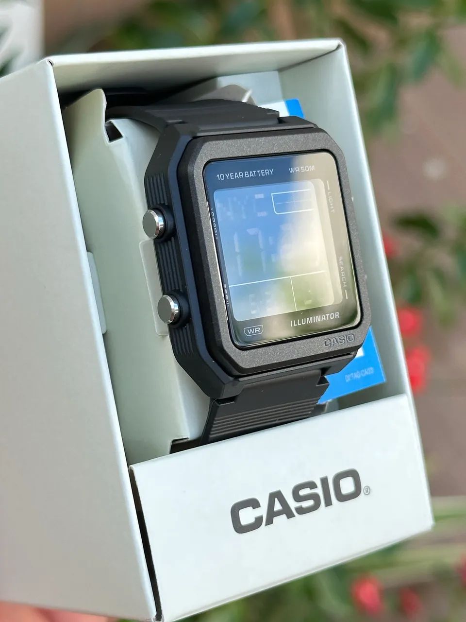 Relógio Casio W-221H display negativo novo - Foto 2