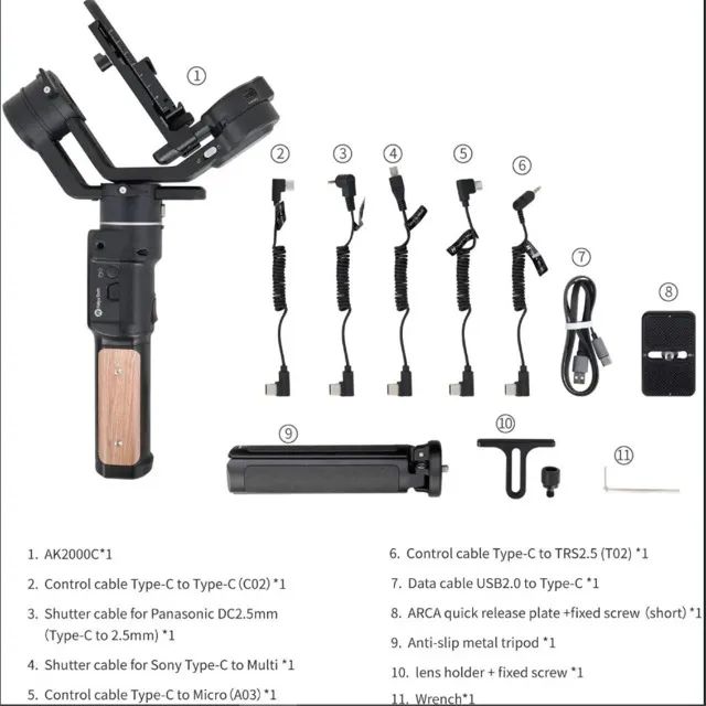 Gimbal feiyutech ak2000c - Foto 3