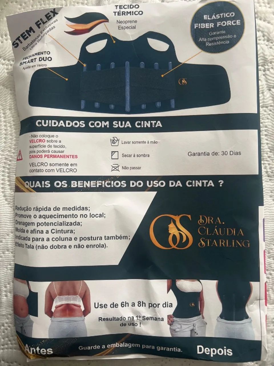 Cinta abdominal com alças  - Foto 2