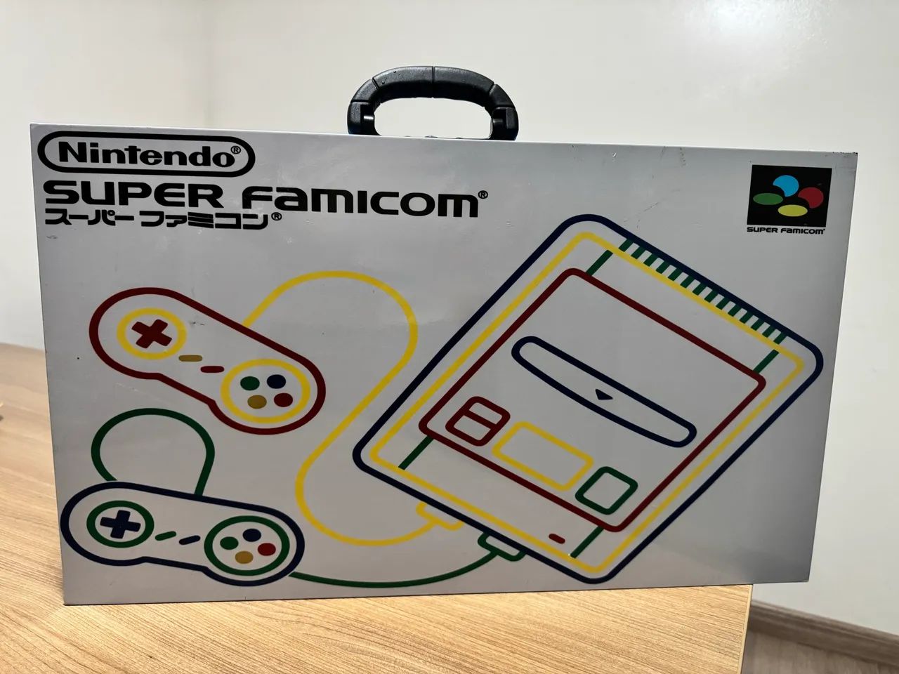 Caixa/Maleta Jogos Super Nintendo / Super Famicom - Peças e