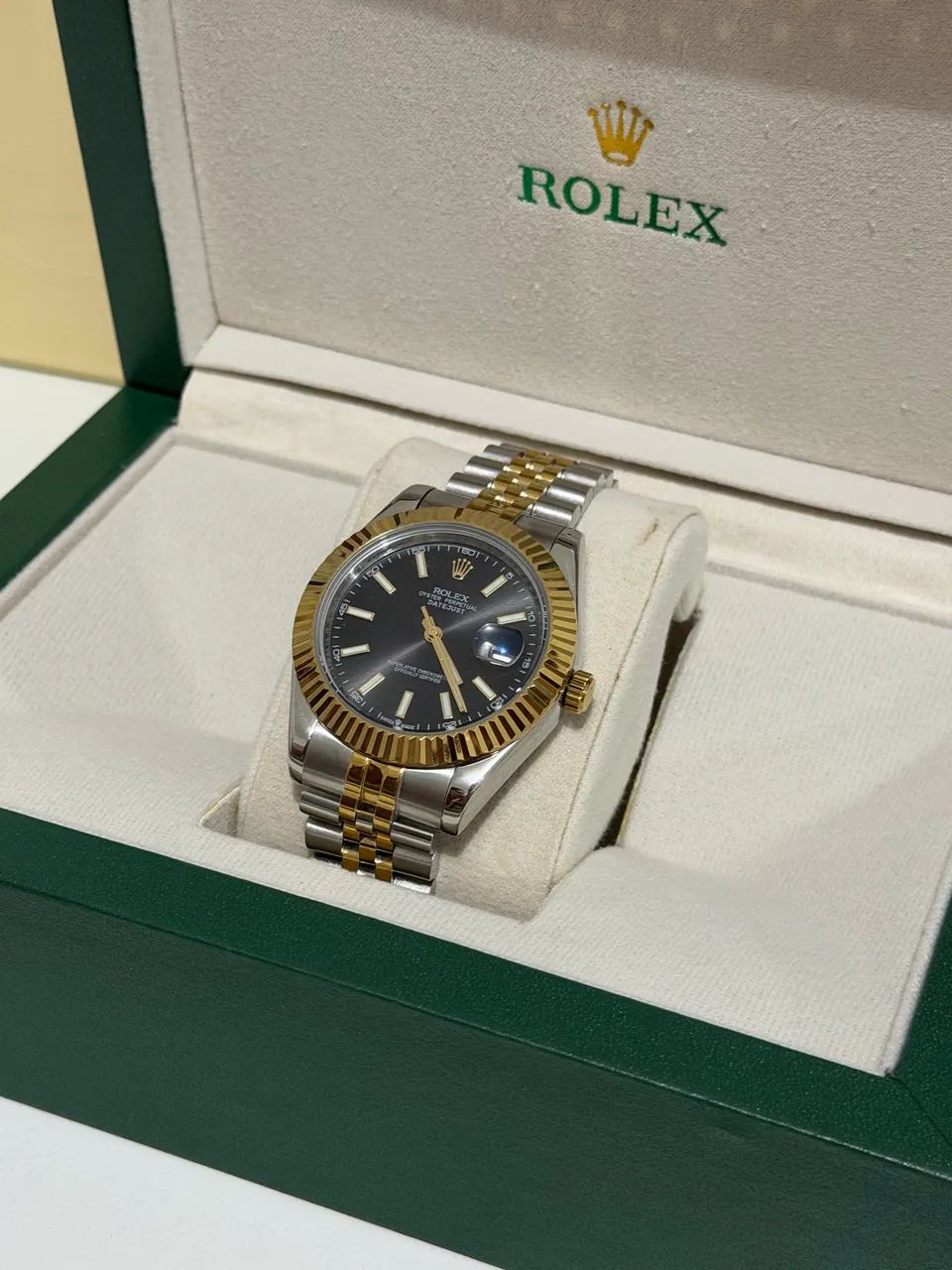 Relógio Rolex Datejust President Completo - Foto 3