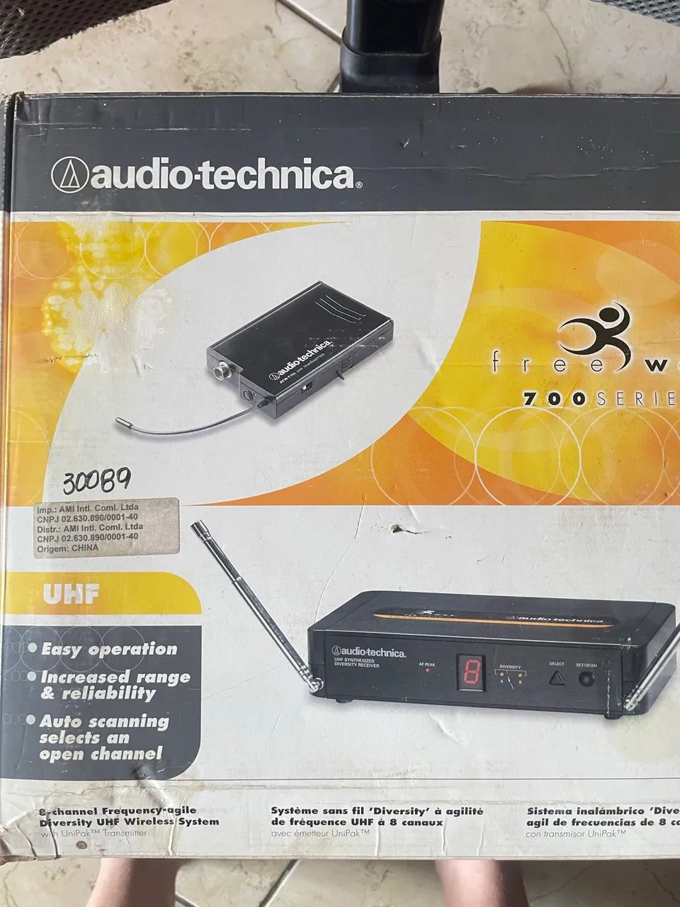 Microfone sem fio Audiotechnica - Foto 2