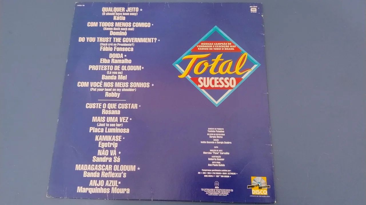 Disco Vinil Sucesso Total  1988 - Foto 2