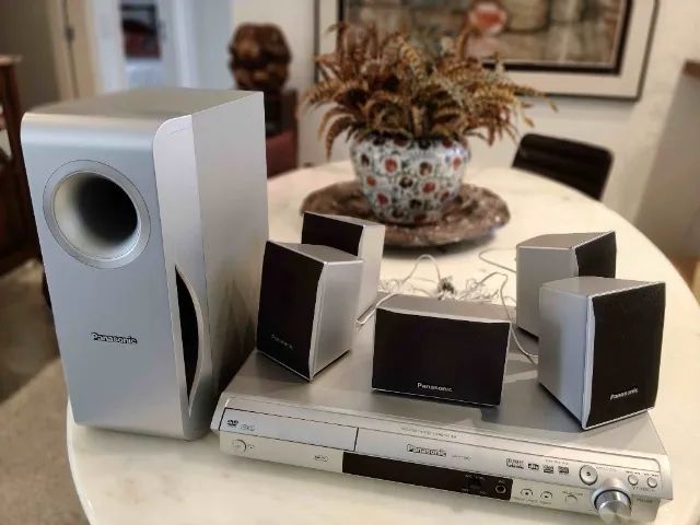Receiver Panasonic SA-HT340 c 5 caixas acústicas e um subwoofer, 330W RMS - Foto 6
