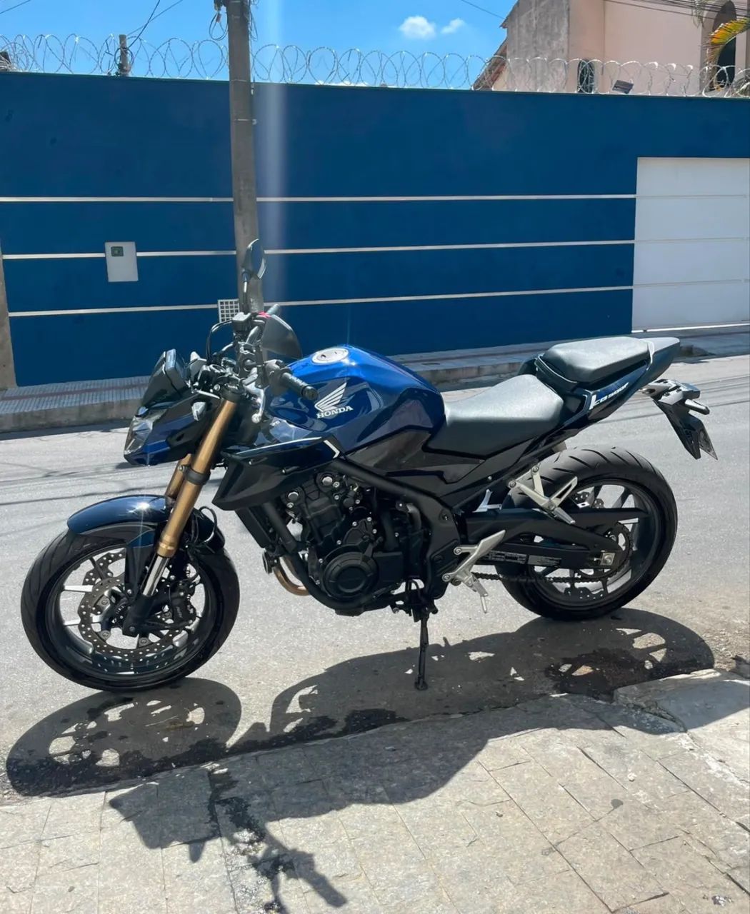 Cb500f 2024 azul - Foto 4