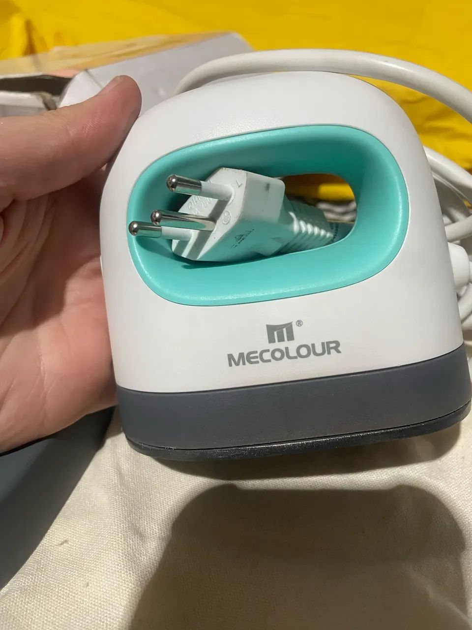 Mecolour Easy Iron Mini Prensa Térmica Cor Azul - Foto 3