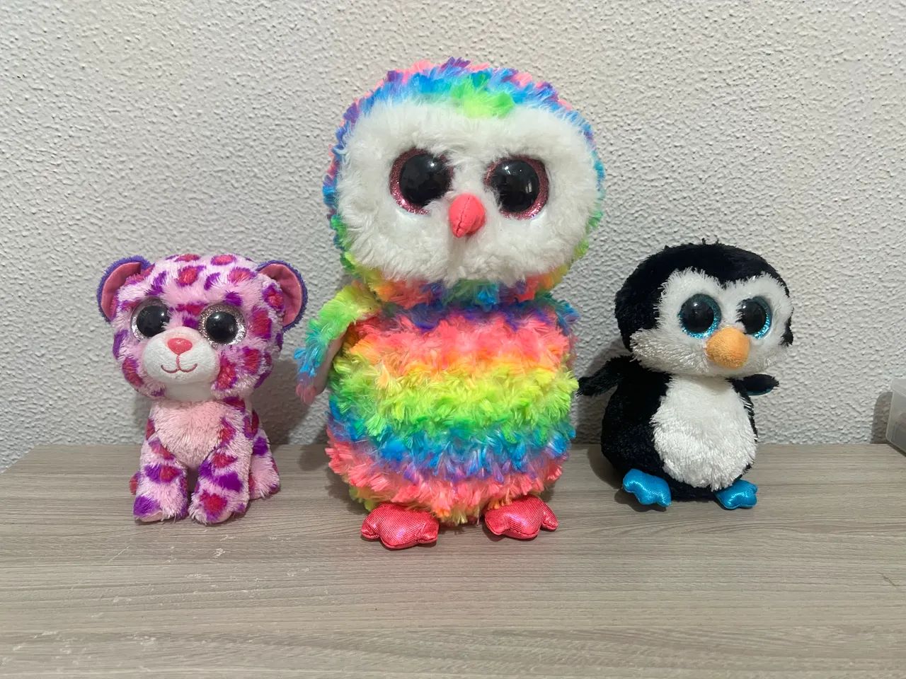 KIT COM 3 PELÚCIAS TY