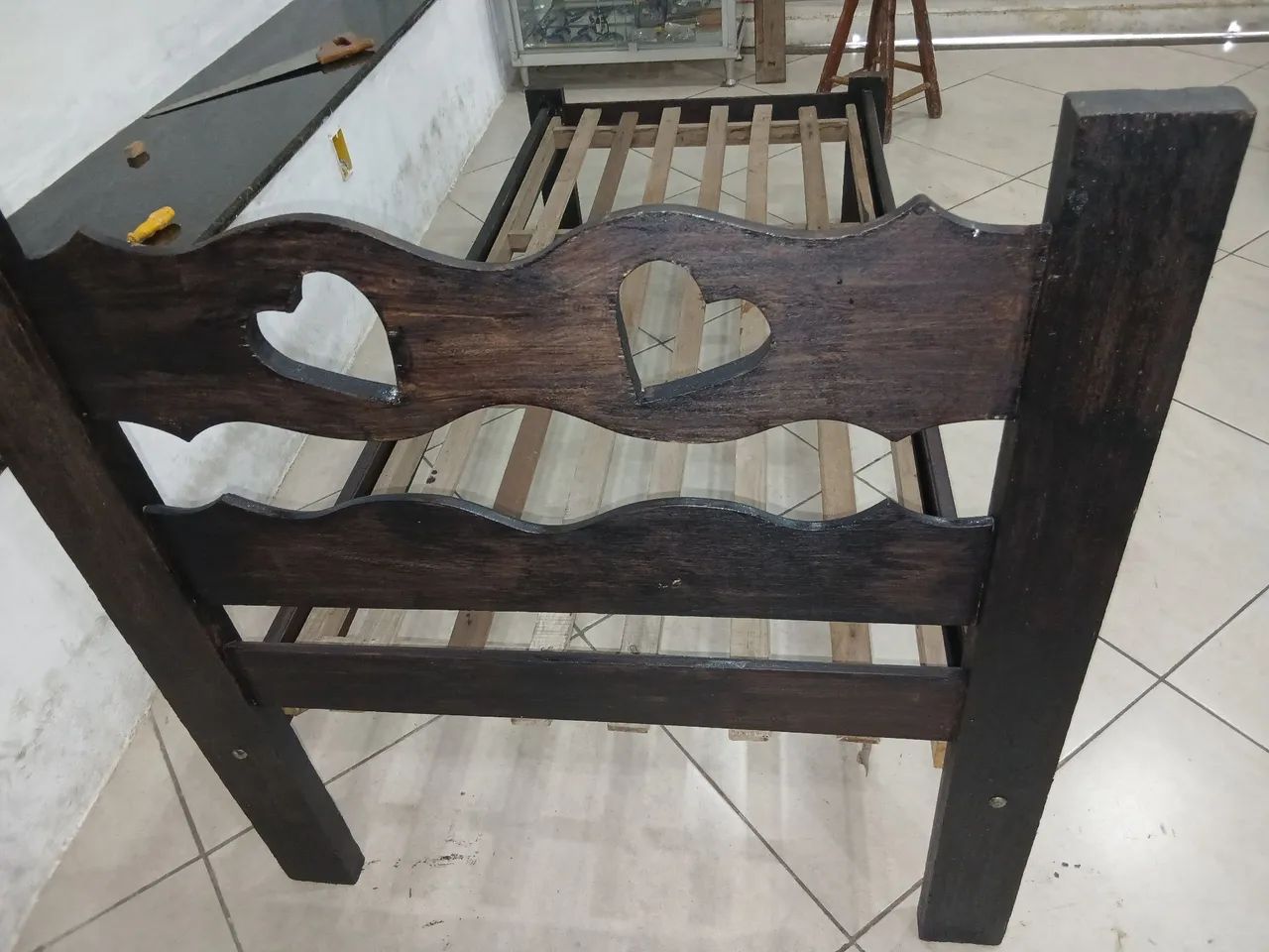 Cama sucupira solteiro  - Foto 2