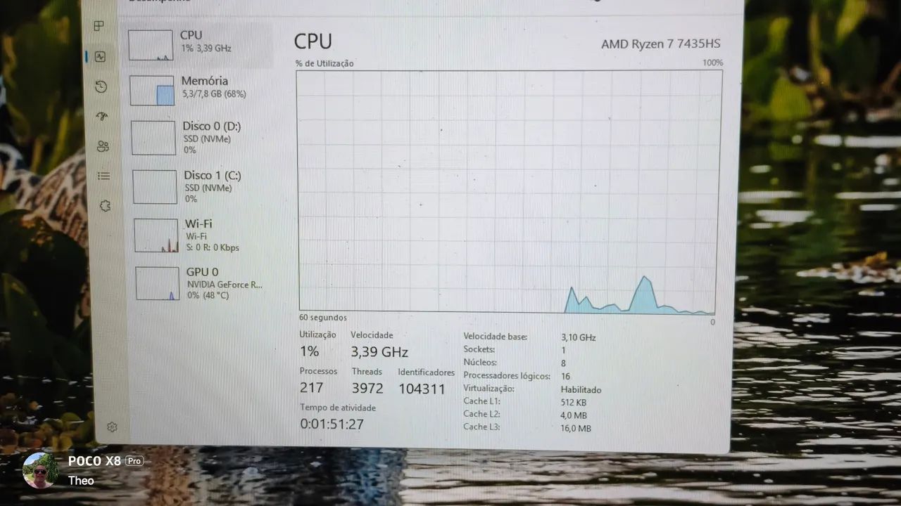 Notebook Asus Tuf Gaming A15 + Ryzen 7 + RTX 3050 - Foto 3