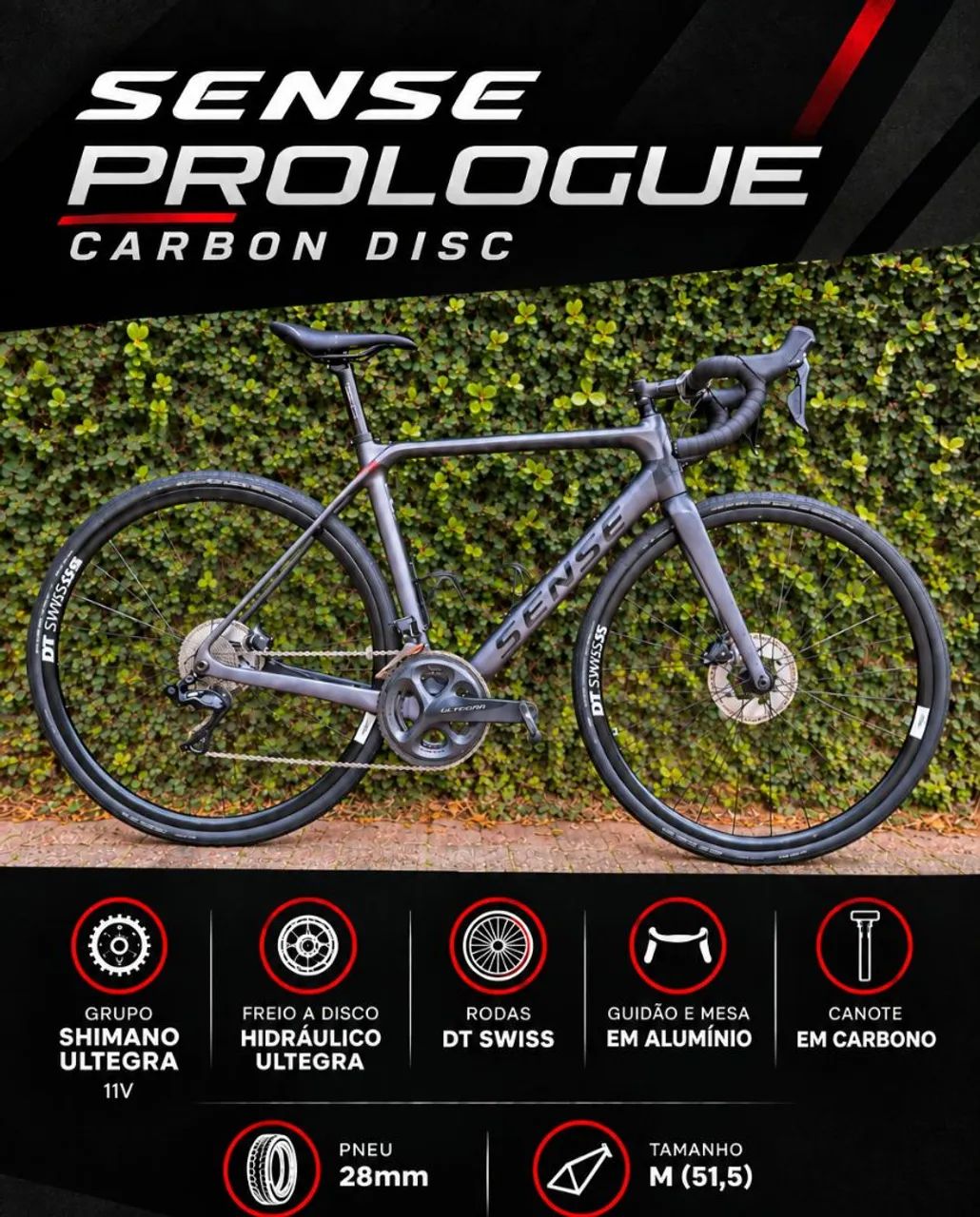 Bicicleta Sense Prologue Carbon Disc