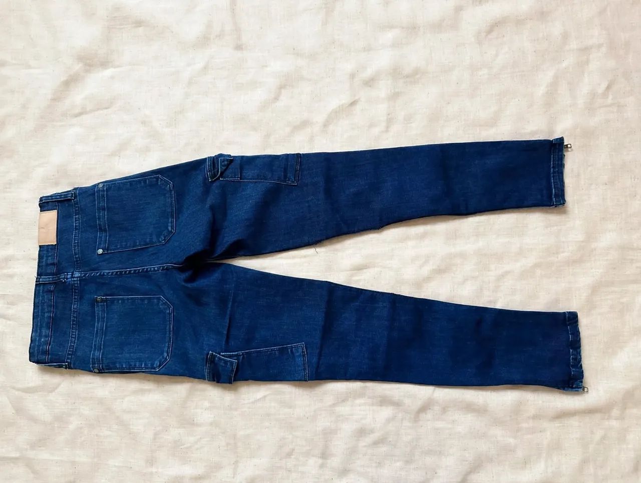 Calça Cargo Jeans n36 - Foto 2