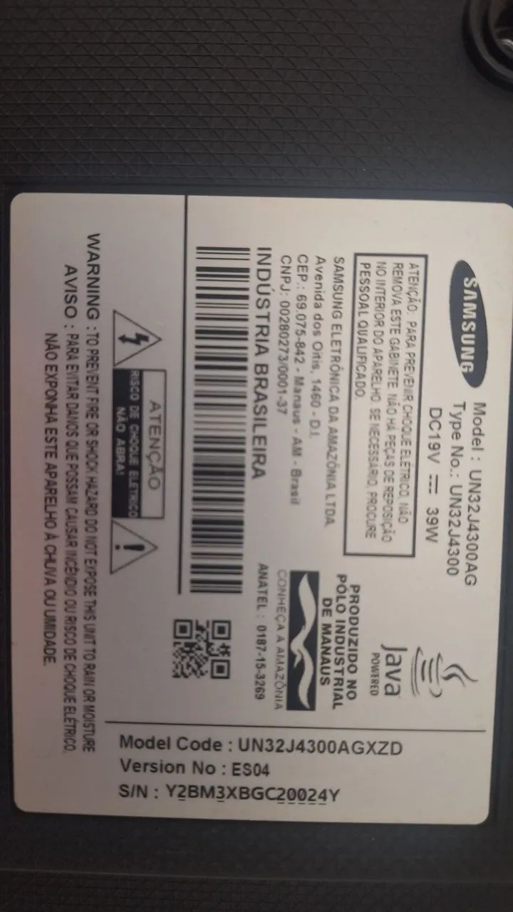 Smart Samsung 32 Tela Quebrada 