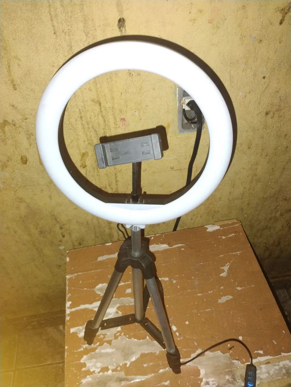 Iluminador Led Ring Light Funpro 10 Polegadas 3 Cores 12.5w - Foto 3