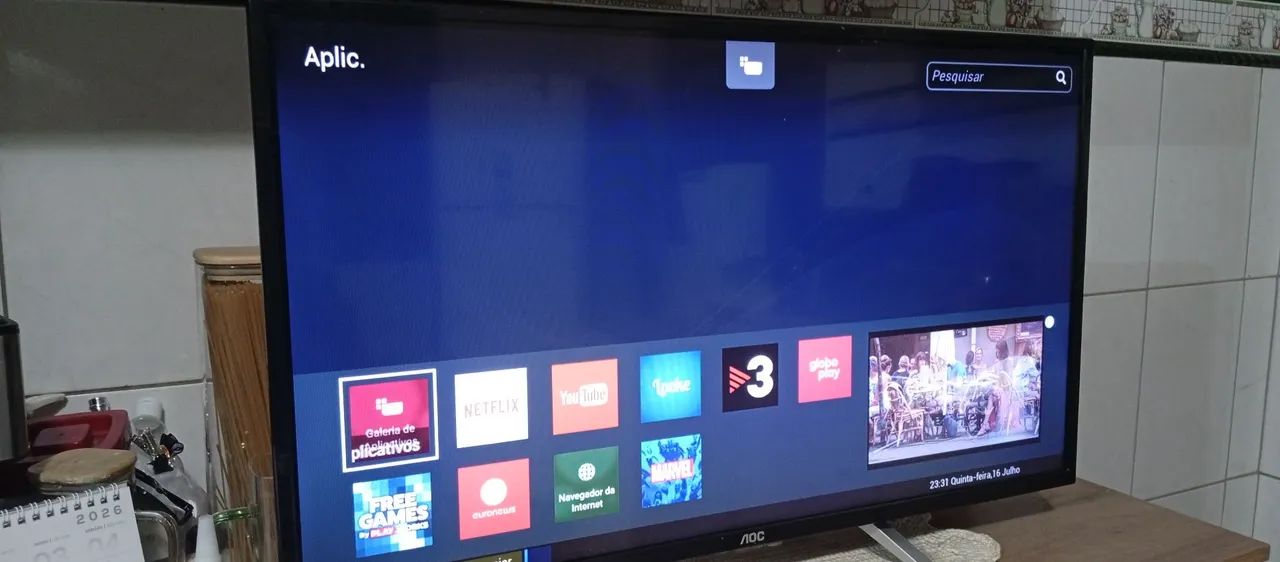 Vendo essa tv da marca AOC de 32 polegadas SMART  - Foto 3