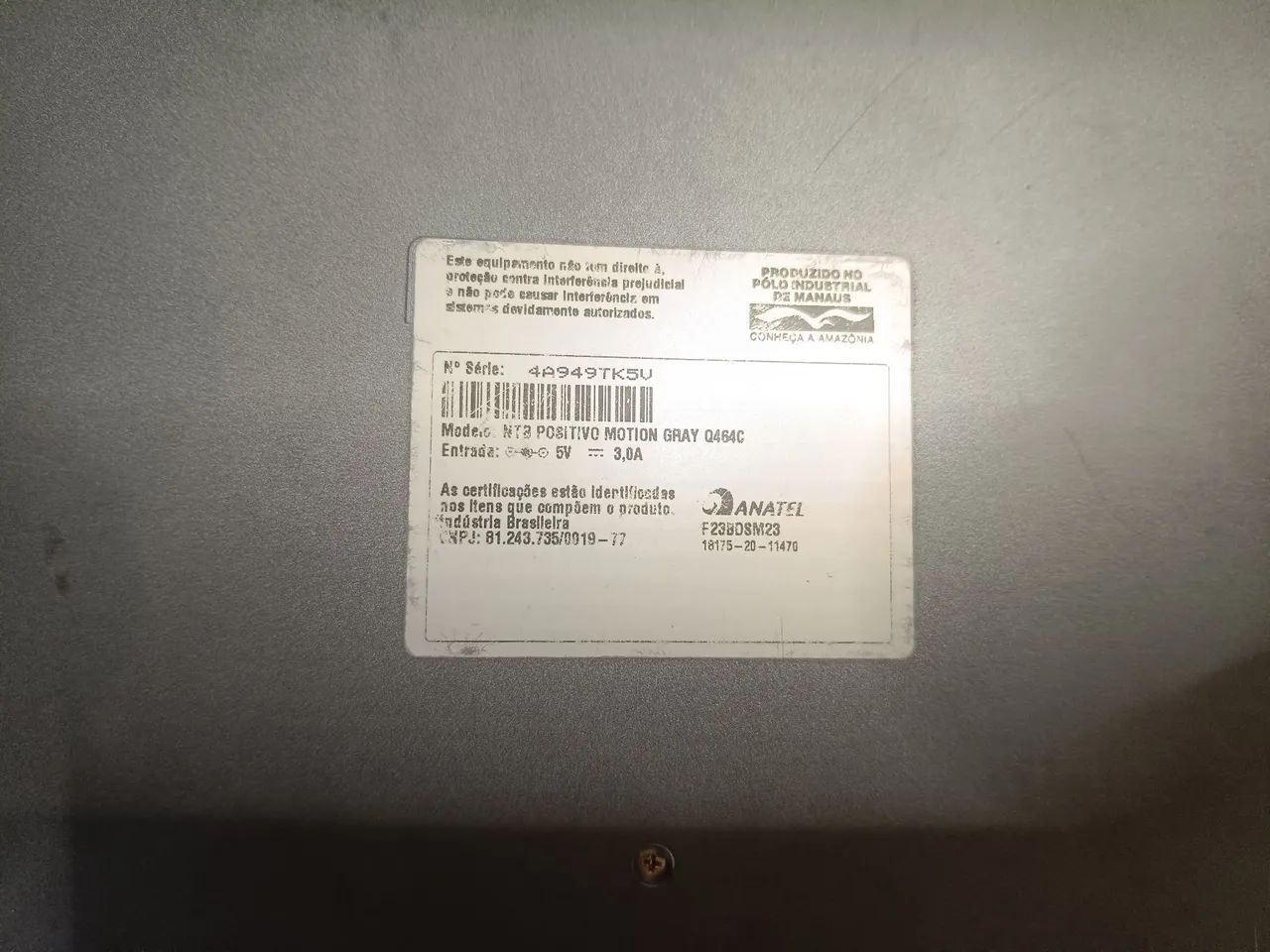 Notebook positivo motion Gray Q464C S/tela - Foto 2