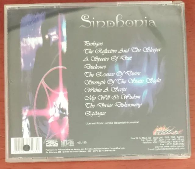 CD - Sinphonia - The Divine Disharmony (conservado) - Foto 3