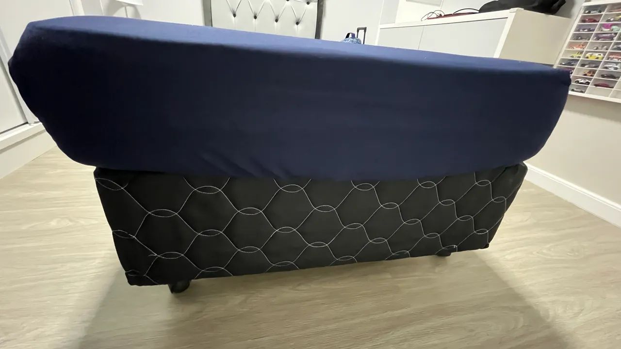 Cama Box Solteiro com Colchão 