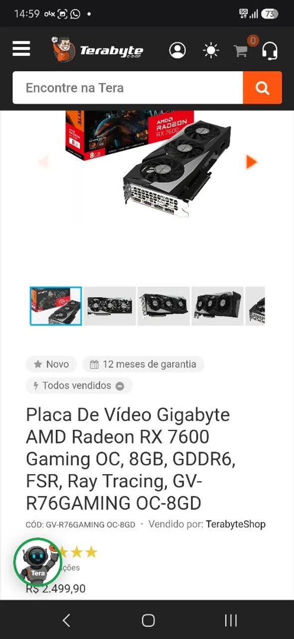 Rx 7600 - Foto 2