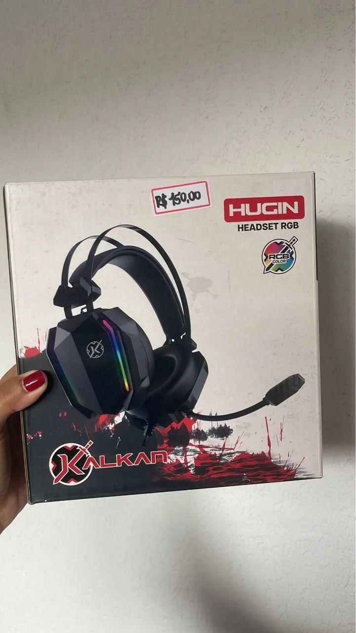   Headset Gamer RGB Compatível com PC, consoles (PS4,PS5,XBOX) e Mobile(entrada P3/TIPO C)